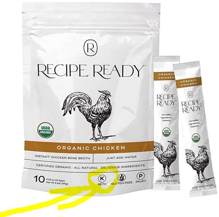 Recipe Ready Instant Organic Chicken Bone Broth Packet