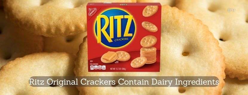 Kosher Alert Ritz Original Crackers Contain Dairy Ingredients