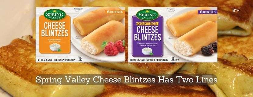 Spring Valley Cheese Blintzes Has Two Lines