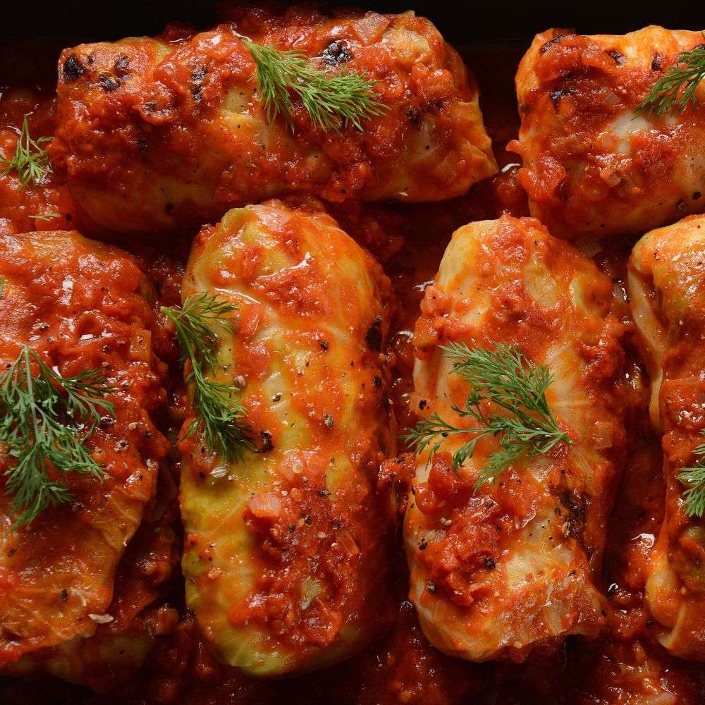 Why do we eat stuffed cabbage on Simchat Torah?